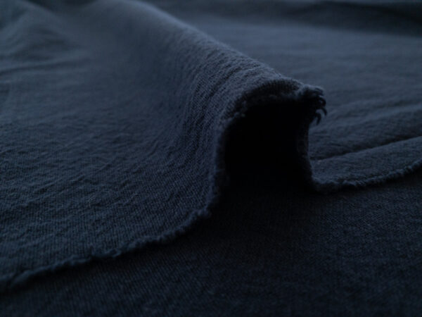 Crinkled Cotton Sheeting – Navy