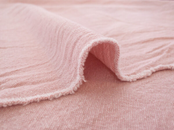 Crinkled Cotton Sheeting – Ballerina Pink