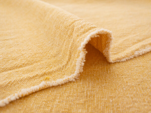 Crinkled Cotton Sheeting – Marigold
