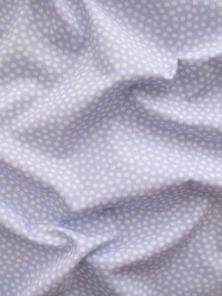 British Designer Deadstock - Cotton Poplin - Lavender Dots