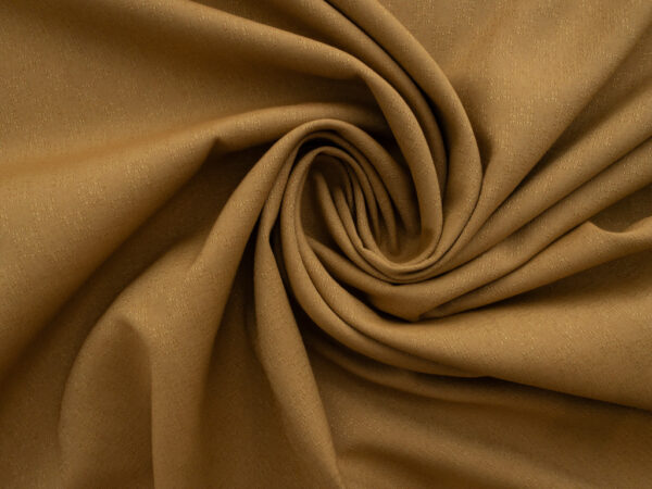 European Designer Deadstock – Viscose/Polyester Dobby – Gold