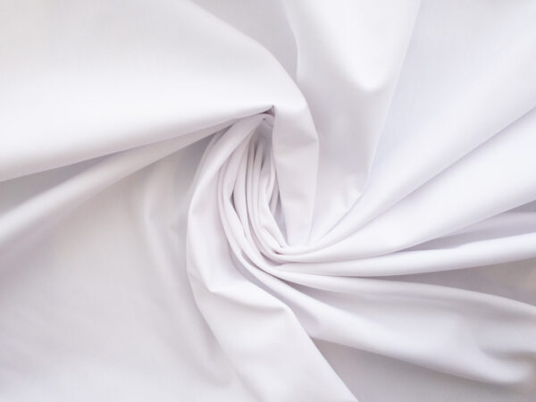 Cotton/Polyester Broadcloth – White