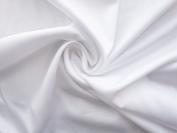 Cotton Satin Batiste - White