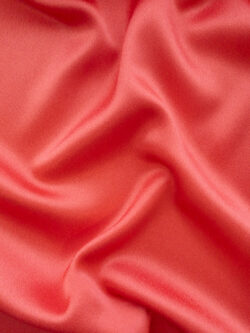 Lady McElroy - Crystal Polyester Satin Crepe - Coral