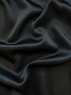 Lady McElroy - Crystal Polyester Satin Crepe - Charcoal