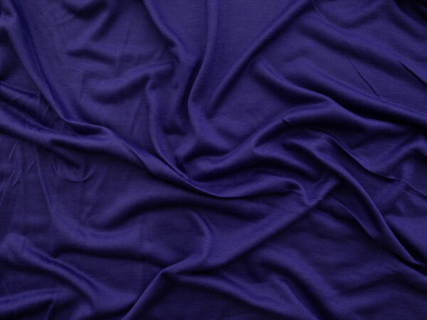 European Designer Deadstock – Viscose/Spandex Jersey – Deep Violet