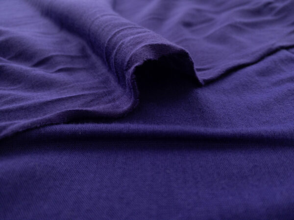 European Designer Deadstock – Viscose/Spandex Jersey – Deep Violet