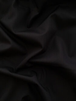 British Designer Deadstock - Cotton Poplin - Black