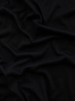 European Designer Deadstock – Viscose/Polyester Jersey – Noir