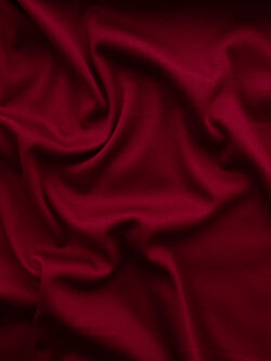 British Designer Deadstock - Cotton/Spandex Double Knit - Maroon