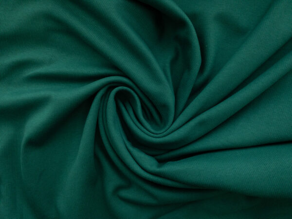 Organic Cotton/Spandex Ribbing – Green