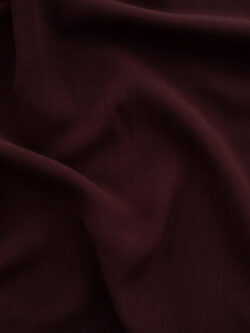 Sandwashed Viscose Crepe - Merlot