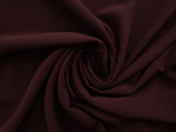 Sandwashed Viscose Crepe - Merlot