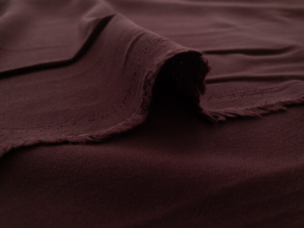 Sandwashed Viscose Crepe - Merlot