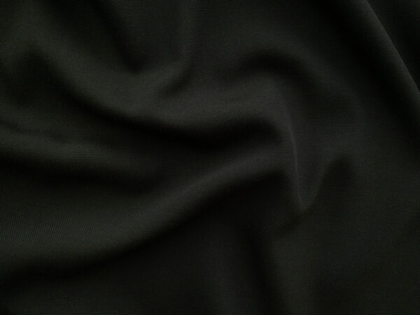 European Designer Deadstock - Wool/Polyester Suiting - Charcoal