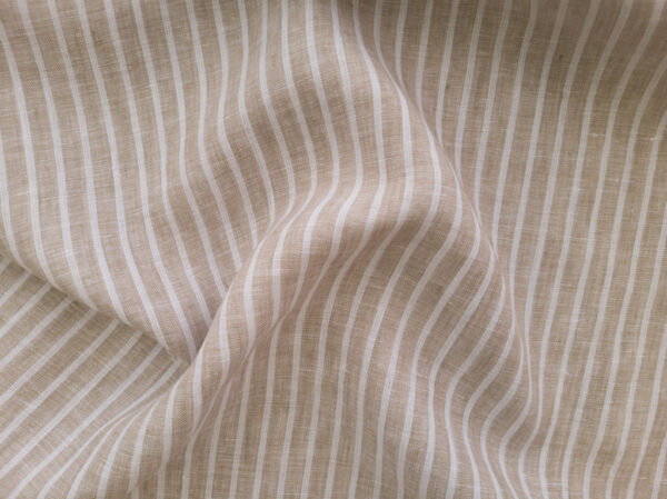 Romsey Stripe Linen - Natural