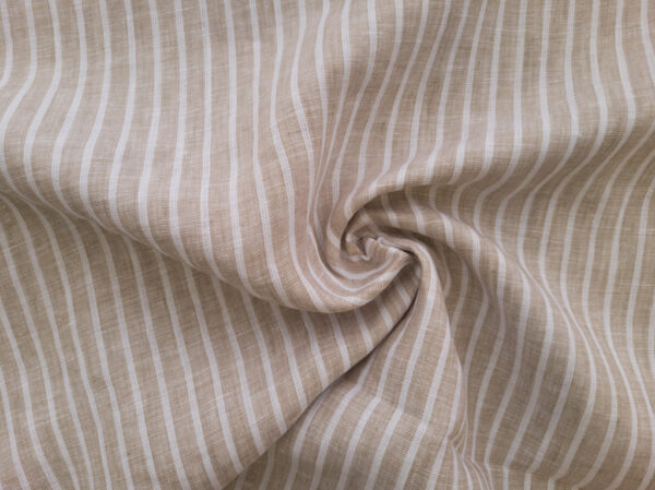 Romsey Stripe Linen - Natural