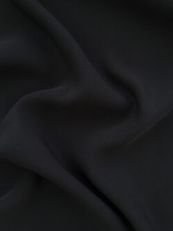 Japanese Designer Deadstock - Water Resistant Cotton/Nylon - Charcoal Black  - Stonemountain & Daughter Fabrics