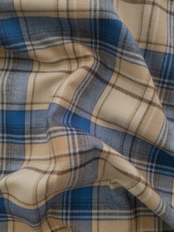 145cm Wide Flannel Two-sided Sanded Yarn-dyed Plaid Pure Cotton