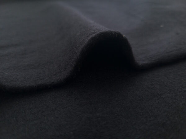 Designer Deadstock – Monica Boiled Wool – Black