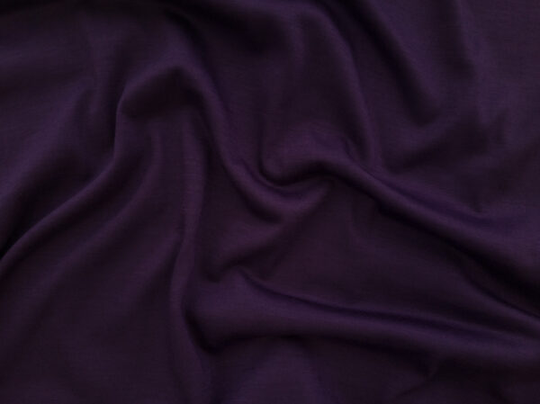 Designer Deadstock - Superwash Wool Jersey - Purple