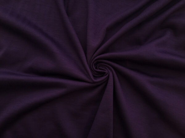 Designer Deadstock - Superwash Wool Jersey - Purple