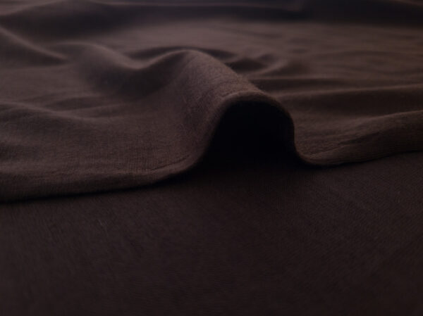 Designer Deadstock - Superwash Wool Jersey - Dark Brown