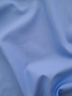 British Designer Deadstock – Cotton Shirting - Sky Blue