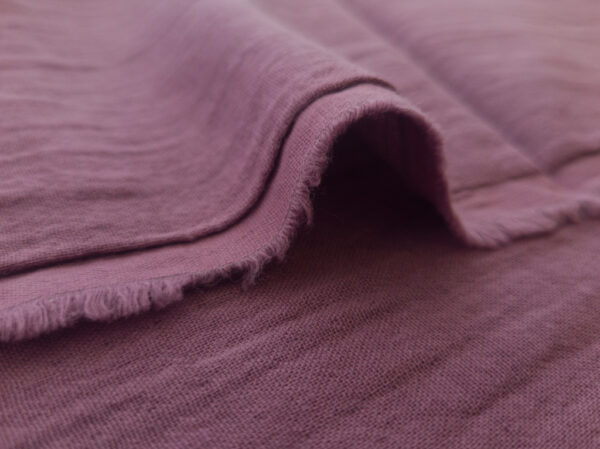 Japanese Washed Cotton Double Gauze – Mauve