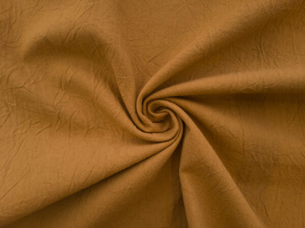 Japanese Cotton/Linen Crinkle Canvas - Tan