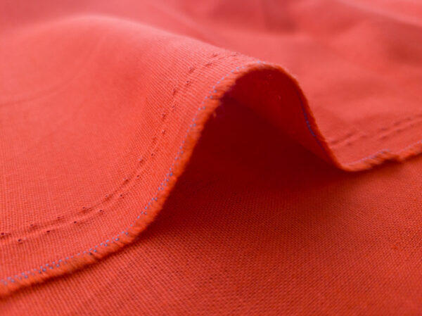 Japanese Linen/Cotton Canvas – Orange