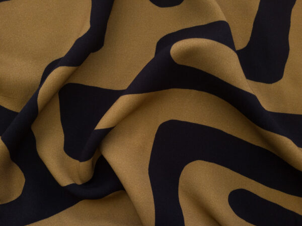 Viscose Twill – Maze - Coffee