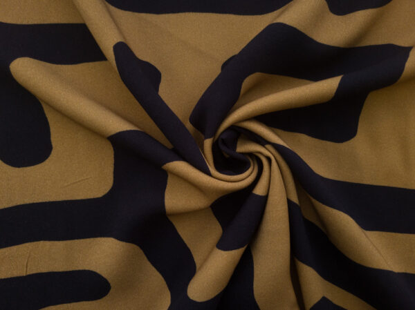 Viscose Twill – Maze - Coffee