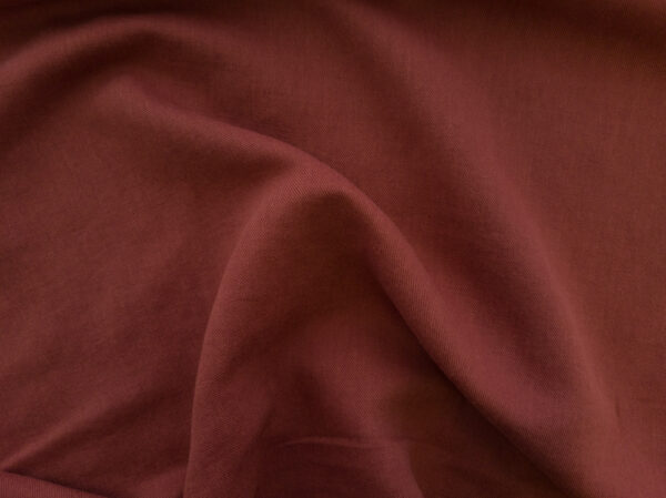 Ashton Linen/Organic Cotton Twill - Dark Blush