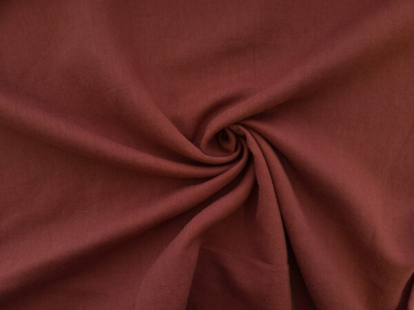 Ashton Linen/Organic Cotton Twill - Dark Blush