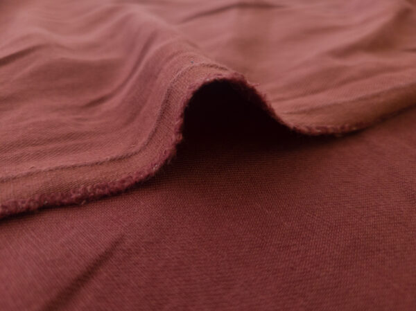 Ashton Linen/Organic Cotton Twill - Dark Blush