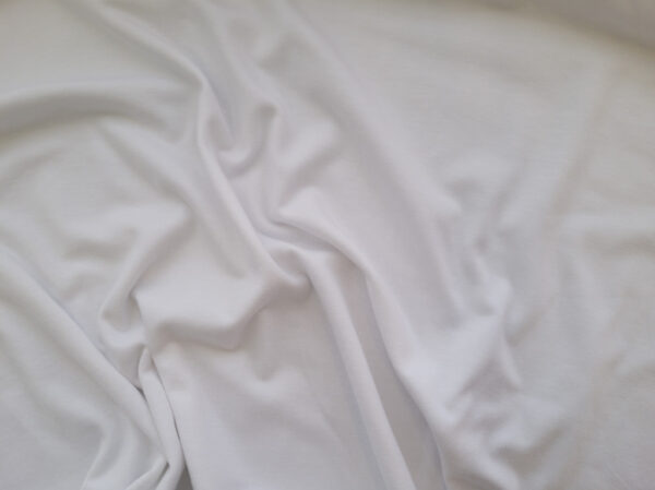 Cotton/Modal Jersey - White