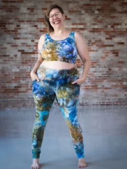 Sew Liberated Limestone Leggings and Top