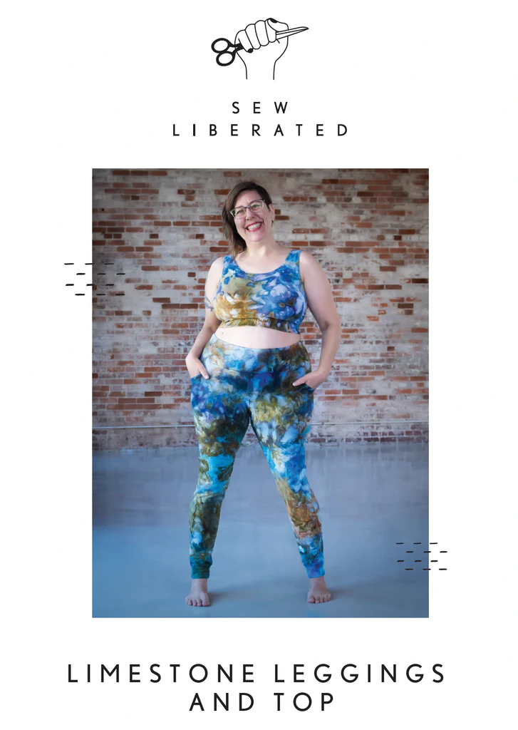 Sew Liberated Limestone Leggings and Top - Stonemountain & Daughter Fabrics