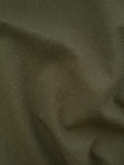 Japanese Cotton/Linen Crinkle Canvas - Moss