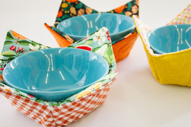 Introducing our very own Bowl Cozy Kits + cozy fall fabrics!