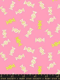 Quilting Cotton – Ruby Star Society – Sugar Cone - Candy - Flamingo