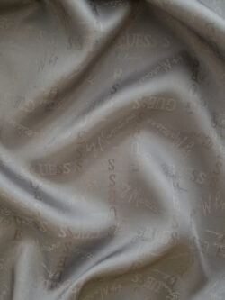 European Designer Deadstock - Viscose/Acetate Jacquard Lining - Dove