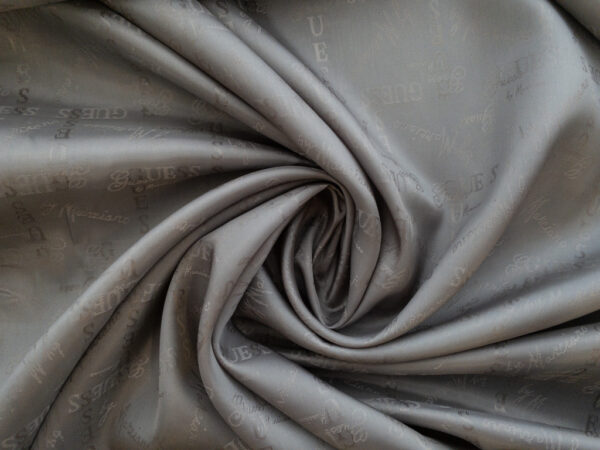 European Designer Deadstock - Viscose/Acetate Jacquard Lining - Dove