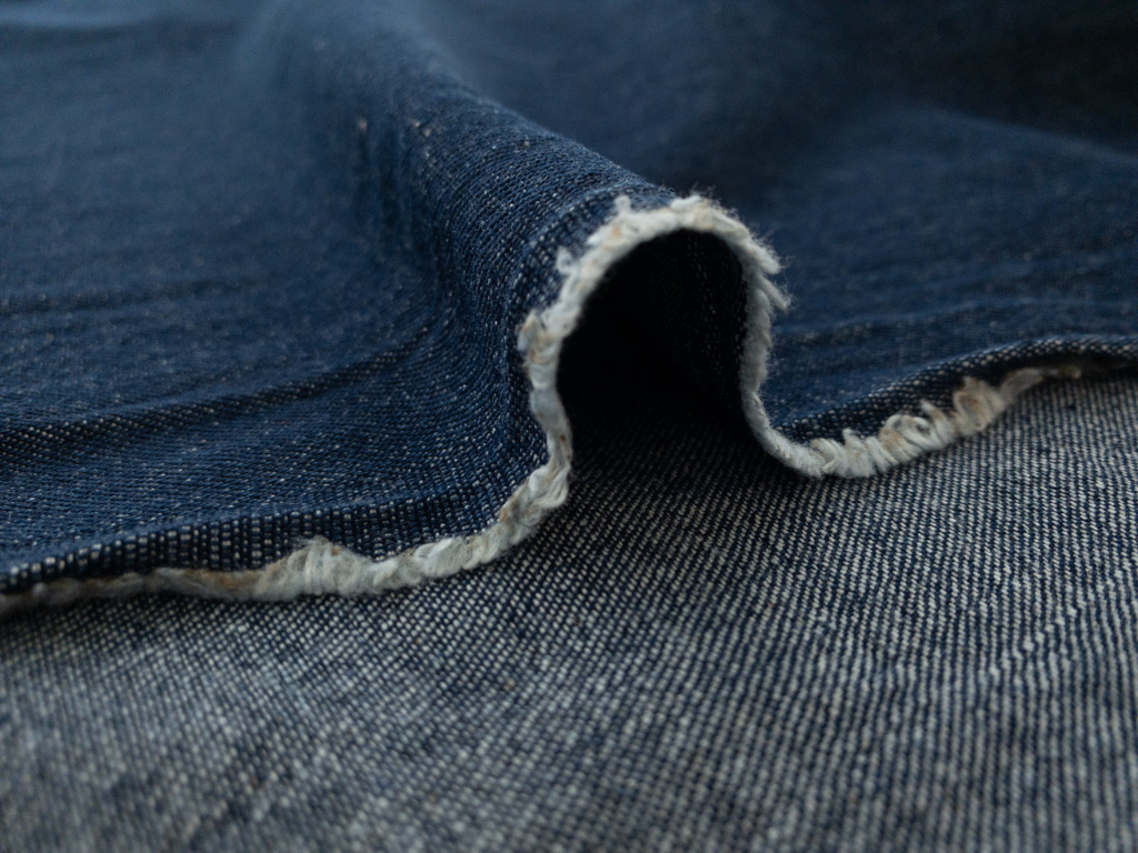 Indigo Denim 8 oz - Cotton Denim - Indigo - Stonemountain & Daughter Fabrics