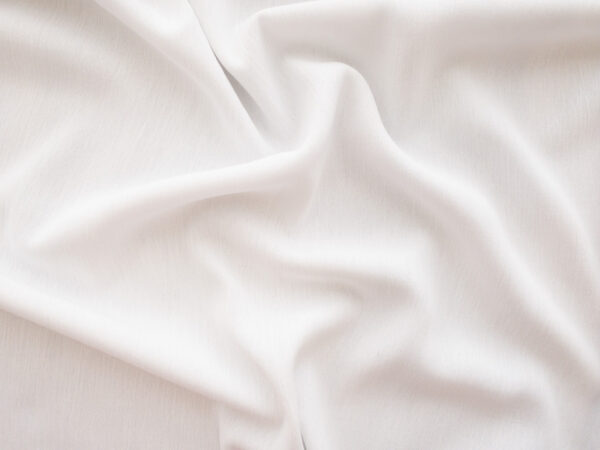 Designer Deadstock - Rayon Gauze - White