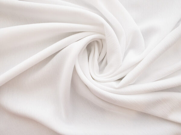 Designer Deadstock - Rayon Gauze - White