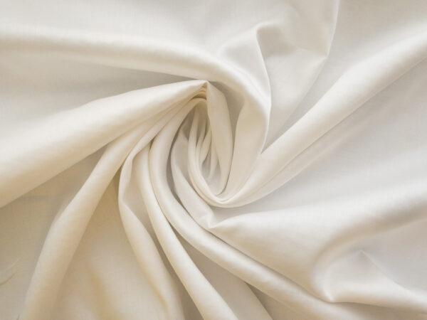 Japanese Designer Deadstock - Cotton Sateen - White