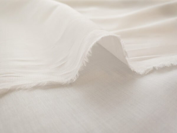 Japanese Designer Deadstock - Cotton Sateen - White