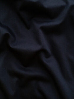 Japanese Designer Deadstock - Cotton Sateen - Navy